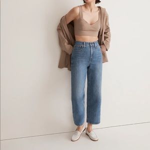 Madewell Perfect Vintage Wide leg crop jean size 26